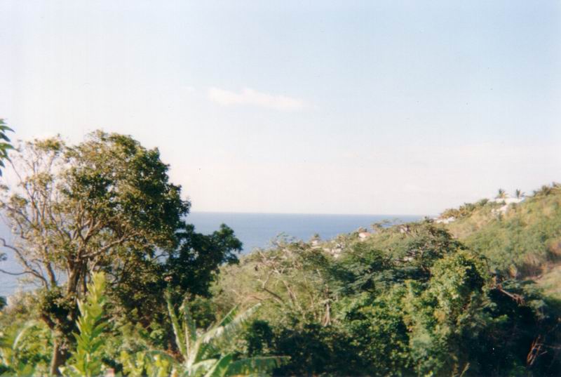 Vieux-Fort depuis la maison molza