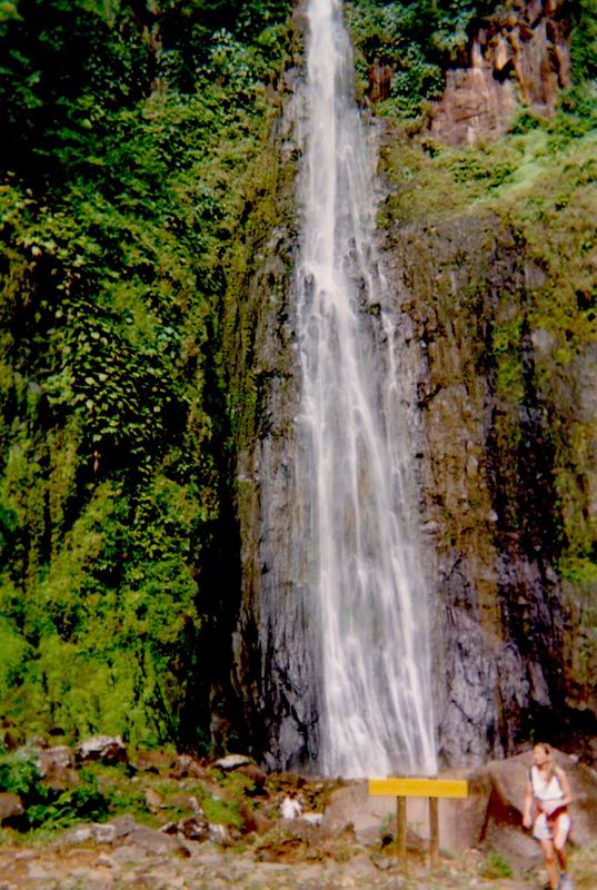 Bas de la 2me chute du Carbet