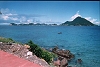 Les Saintes Terre-de-haut vue depuis Terre-de-bas