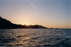 Les Saintes coucher de soleil sur le pain de sucre