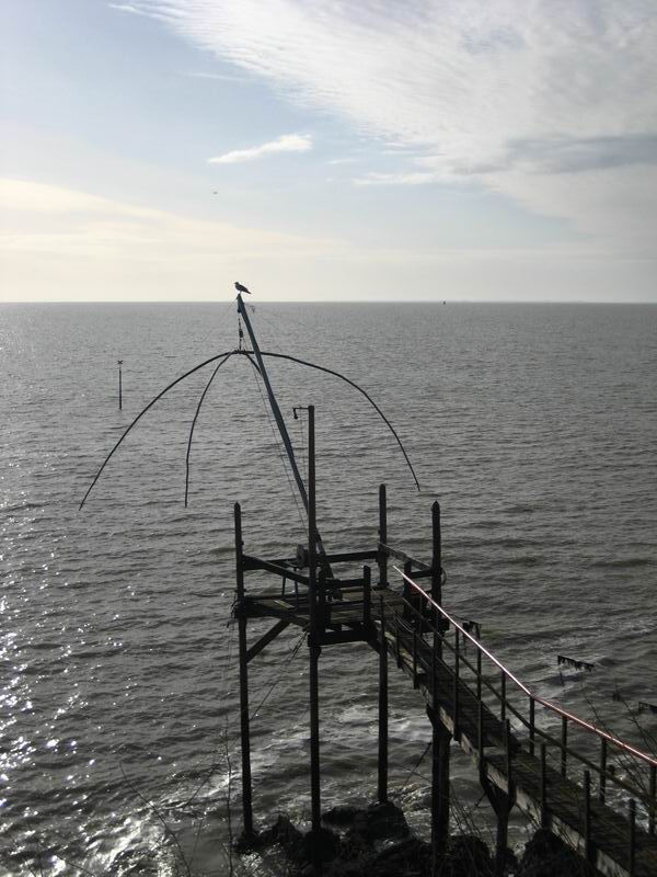 Bord de mer cabane de pcheur